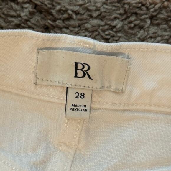 NWT Women's Size 28 White High-Rise Straight Leg Banana Republic Jeans - Picture 5 of 5